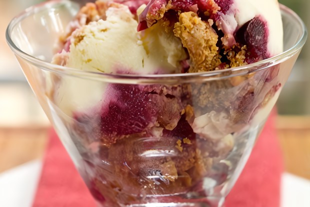 Мороженое &quot;Вишневый чизкейк&quot;