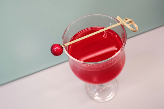 Морс из клюквы и калины с лемонграссом