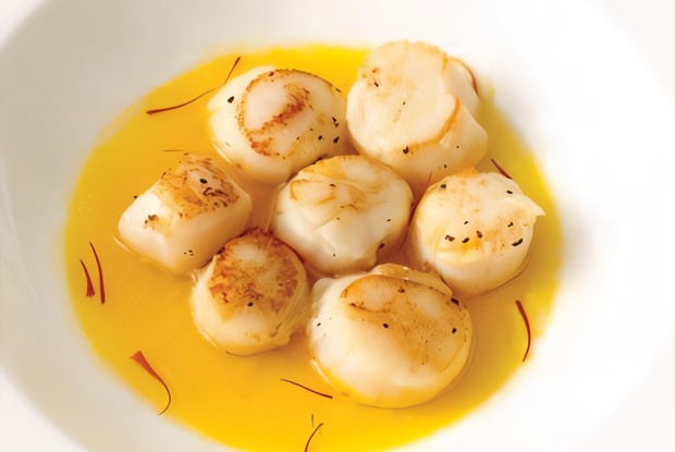 Морские гребешки с лаймом и чили