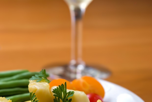 Морские гребешки в белом вине