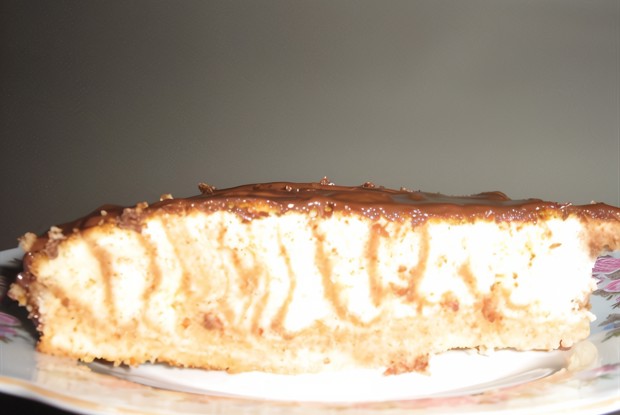 Мраморный ванильный пирог