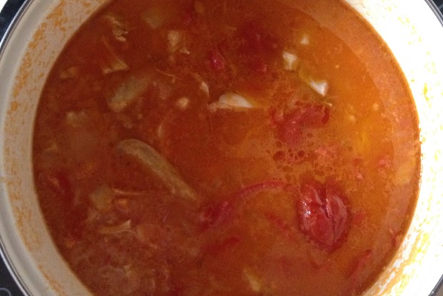 Mulligatawny (острый куриный индийский суп)