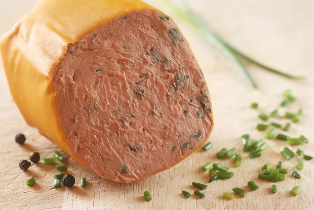 Мусс из куриной печени с коньяком