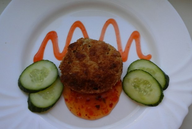 Мясные котлеты с окарой