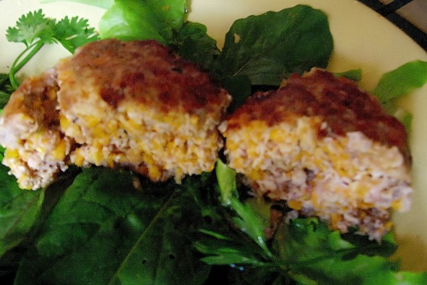 Мясные котлеты с тыквой