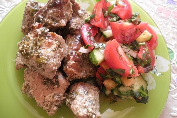 Мясо по-грузински с медом