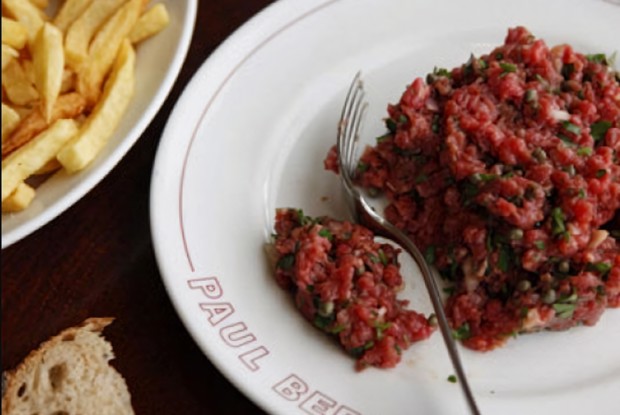 Мясо по-татарски из говяжей вырезки