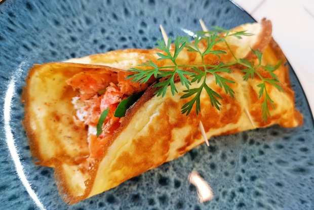 Начинка для блинов с красной рыбой