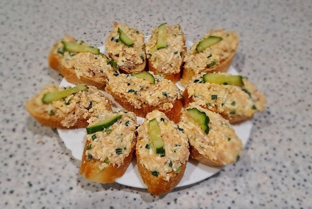 Намазка из тунца с оливковым маслом