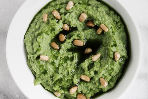 Намазка из зеленого горошка «Горошкомоле»