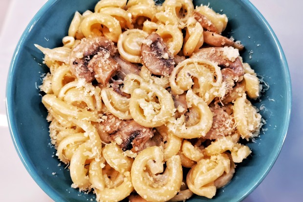 Нежная сливочно-грибная паста