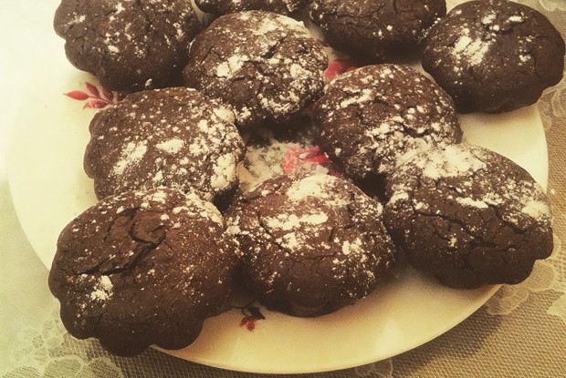 Нежные шоколадные маффины с влажной серединкой