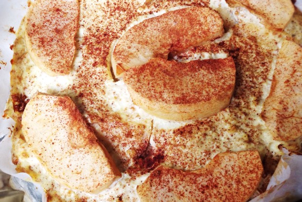 Низкокаллорийная творожно-яблочная запеканка