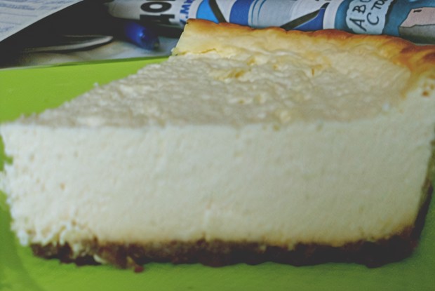 Низкокалорийный чизкейк с ванилью