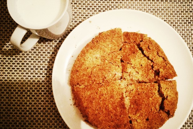 Низкокалорийный творожный пирог с отрубями и клетчаткой