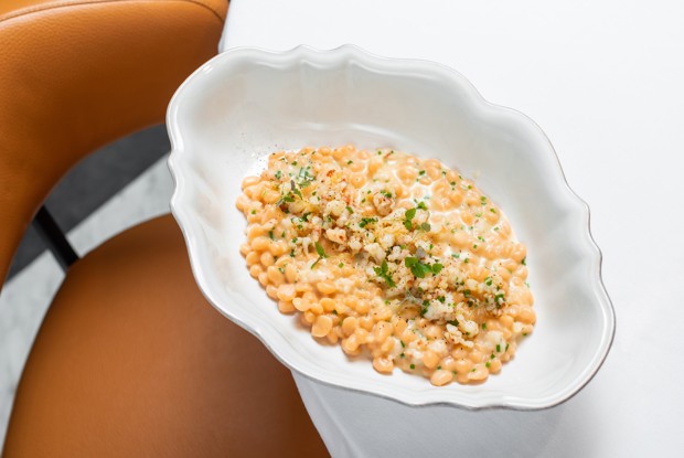 Ньокки из манки с креветками