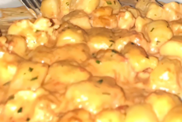 Ньокки с креветками