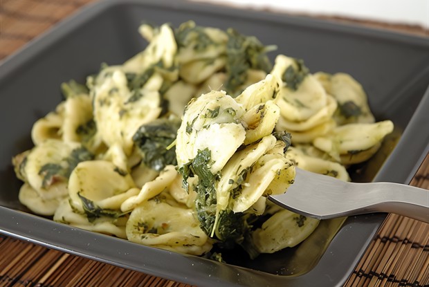 Ньокки со шпинатом и лимоном