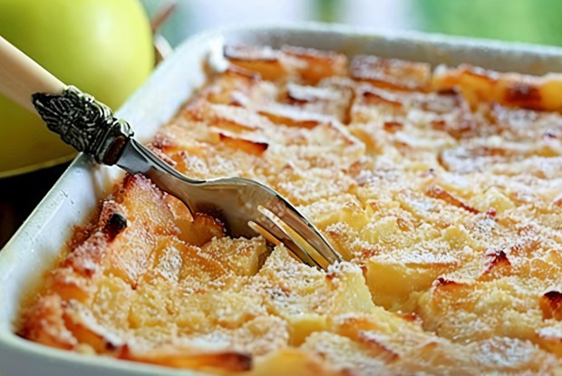Новогодний яблочный десерт