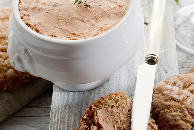 Новогодний куриный паштет с арманьяком