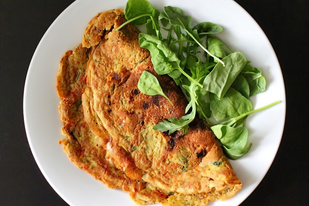 Нутовый омлет