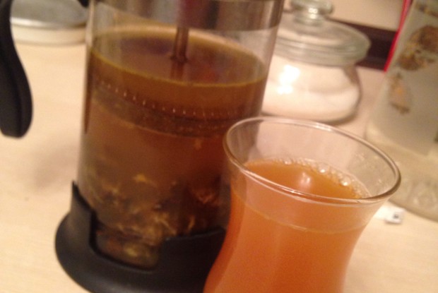 Облепиховый чай с имбирем