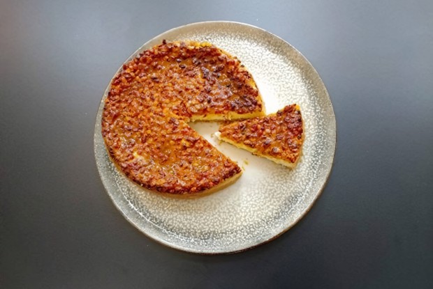 Облепиховый творожный пирог