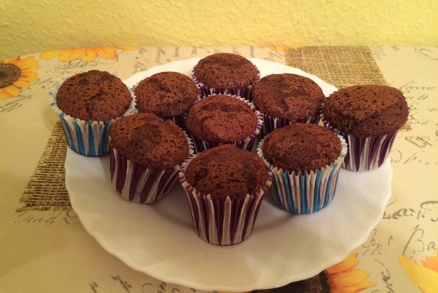 Очень шоколадный капкейк