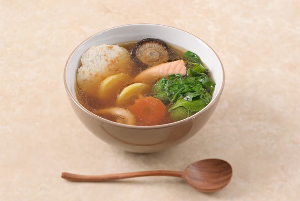 Одзони с лепешками моти