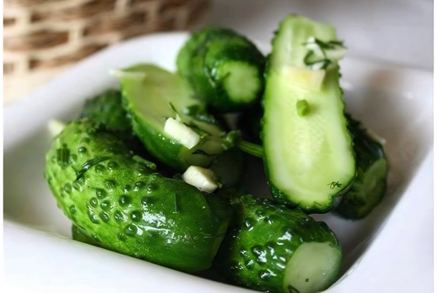 Огурчики сухого посола