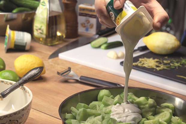 Огуречный суп с мятой