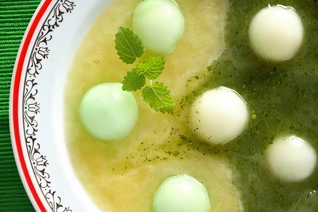 Огуречно-дынный холодный суп