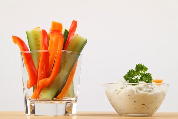 Огуречно-йогуртовый дип с мятой