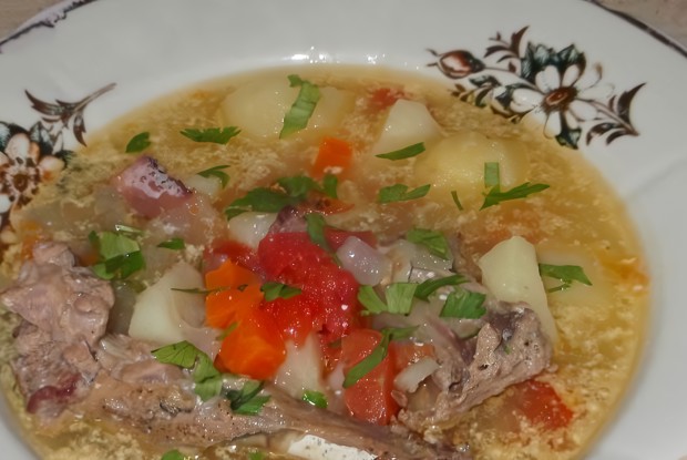 Охотничья похлебка из утки