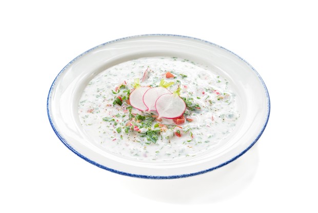 Окрошка из редиски