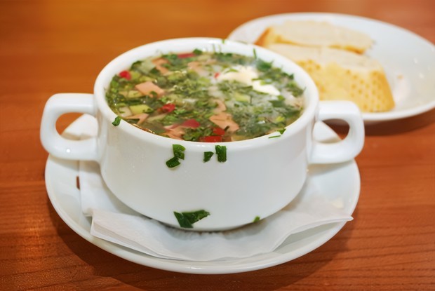 Окрошка мясная