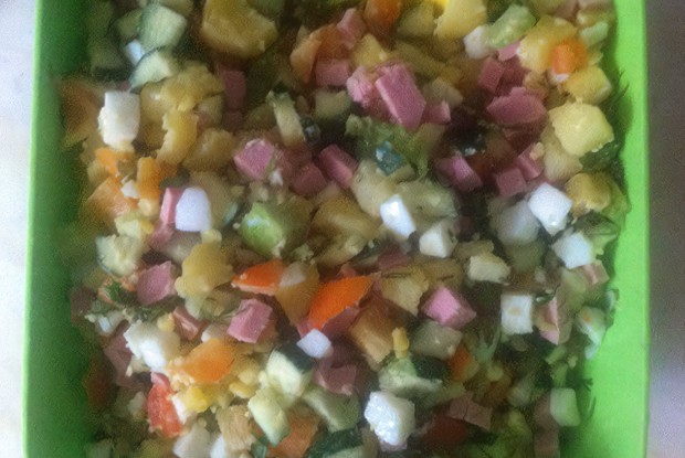 Окрошка на квасе