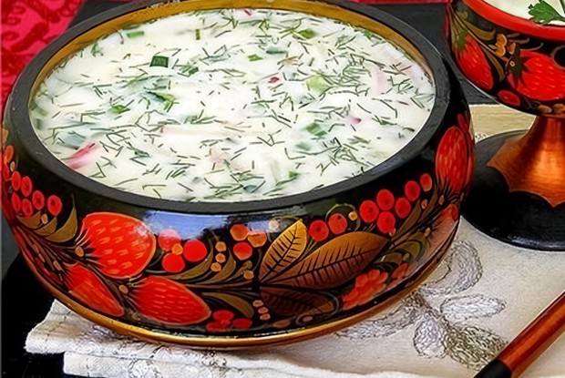 Окрошка на минералке