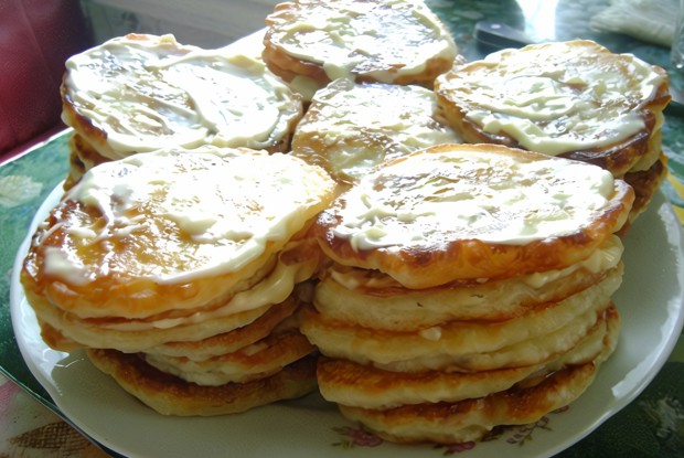 Оладьи из кабачков на кефире