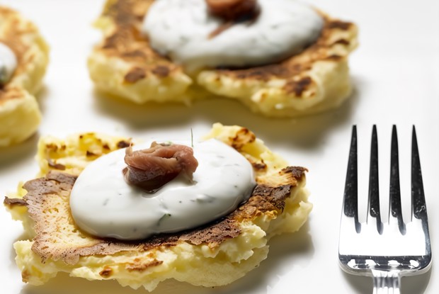 Оладьи из кабачков с фетой