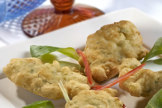 Оладьи из мангольда с корицей и специями