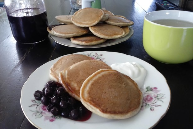 Оладьи на ряженке