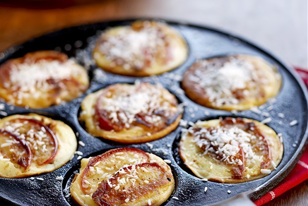 Оладьи с яблоками