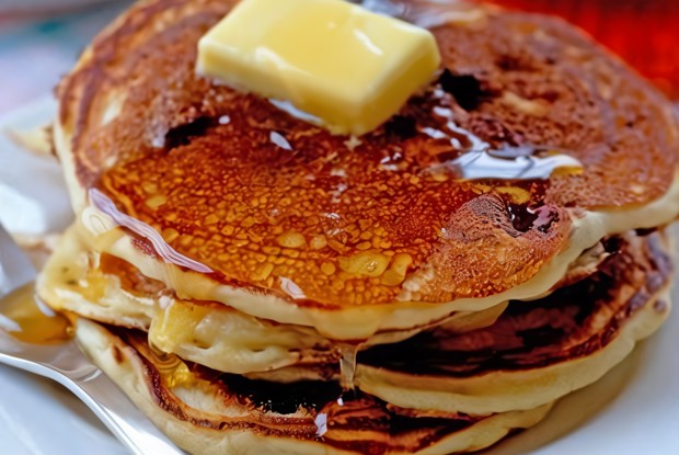 Оладьи с маслом