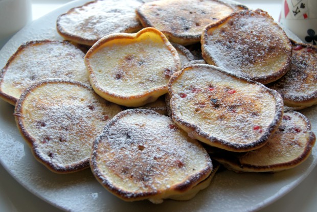 Оладьи с облепихой