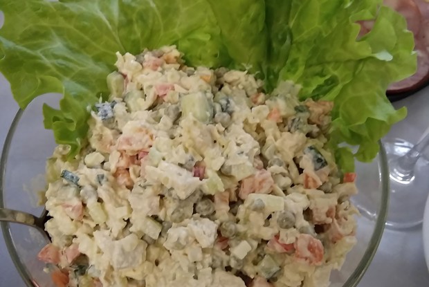 Оливье с болгарским перцем