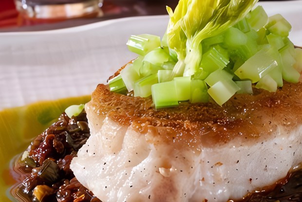 Оливковый соус к рыбе на гриле