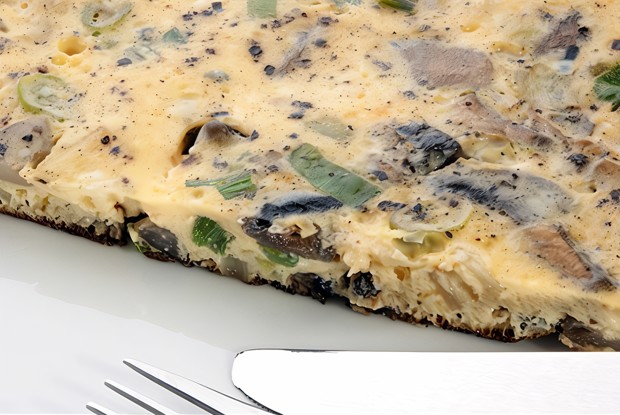 Омлет с грибами