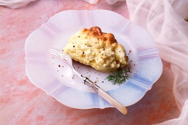 Омлет-суфле с петрушкой и сыром