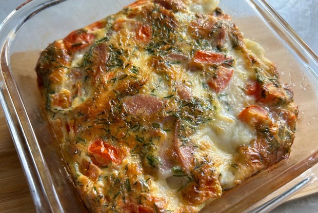 Омлет в духовке